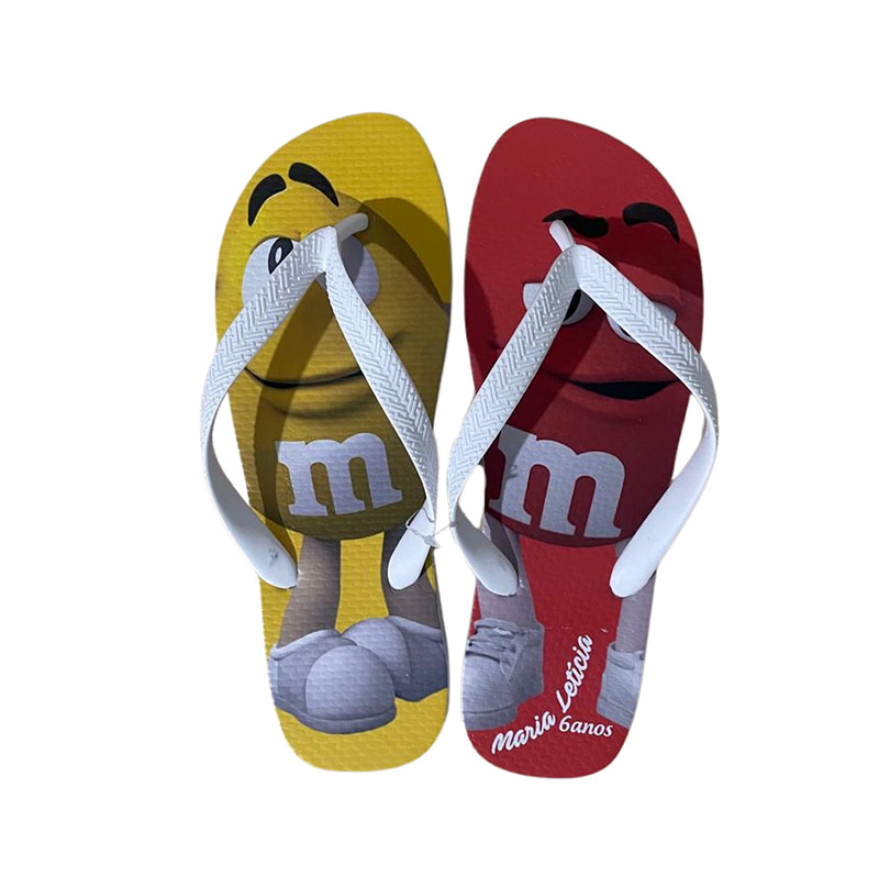 Chinelo personalizado aniversário